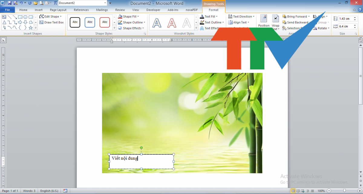 Cách tạo hình nền trong Word thêm Background mờ