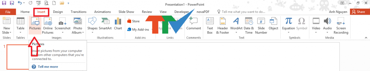 Sắp xếp nhiều hình ảnh nhanh trong PowerPoint