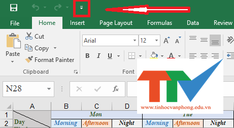 Tạo phím truy cập nhanh quick access toolbar trong Excel_2