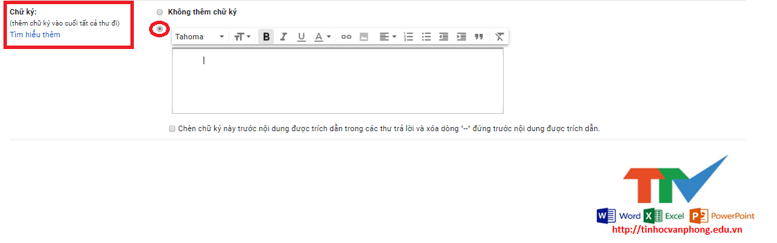 Chữ ký Gmail: Chữ ký Gmail là công cụ quan trọng giúp bạn đặt niềm tin và tạo sự chuyên nghiệp cho tài khoản email của mình. Với chữ ký Gmail, bạn sẽ dễ dàng tạo ra một chữ ký đẹp mắt và tùy chỉnh cho những email mà bạn gửi đi. Hơn nữa, chữ ký Gmail còn giúp bạn quảng bá thương hiệu và liên hệ với khách hàng một cách thân thiện và chuyên nghiệp.