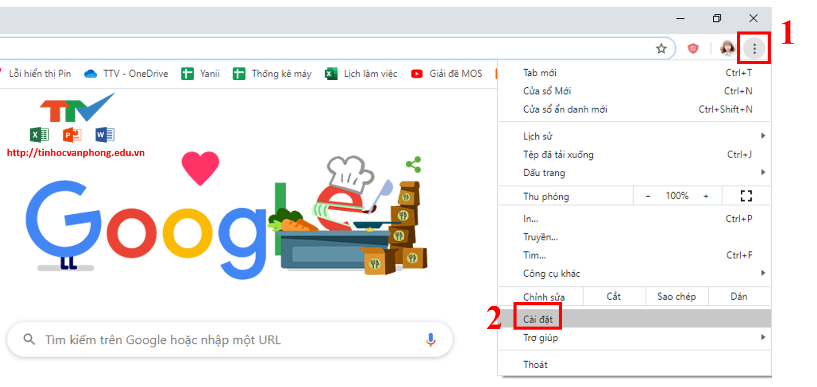 THAY ĐỔI GIAO DIỆN GOOGLE CHROME